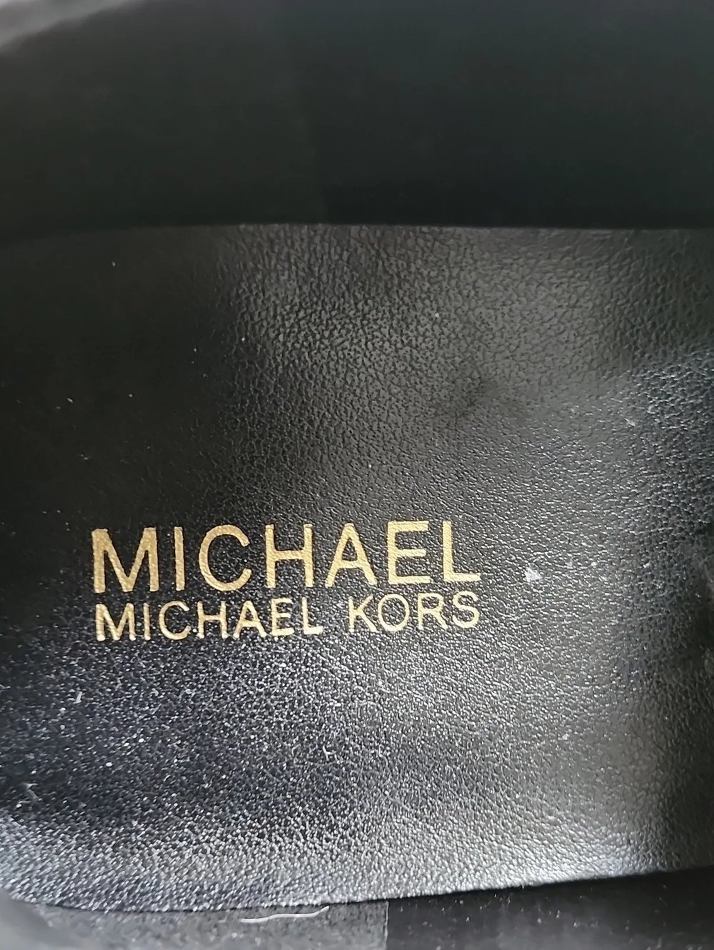 Michael Kors Parker Studded Leather Logo Loafer Sz7